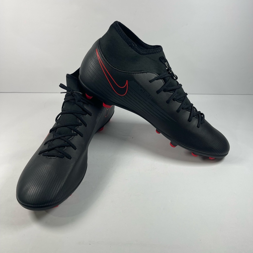 Nike Mercurial Superfly 7Club MG Soccer Cleats Black Red AT7949-060 Men's 13 New